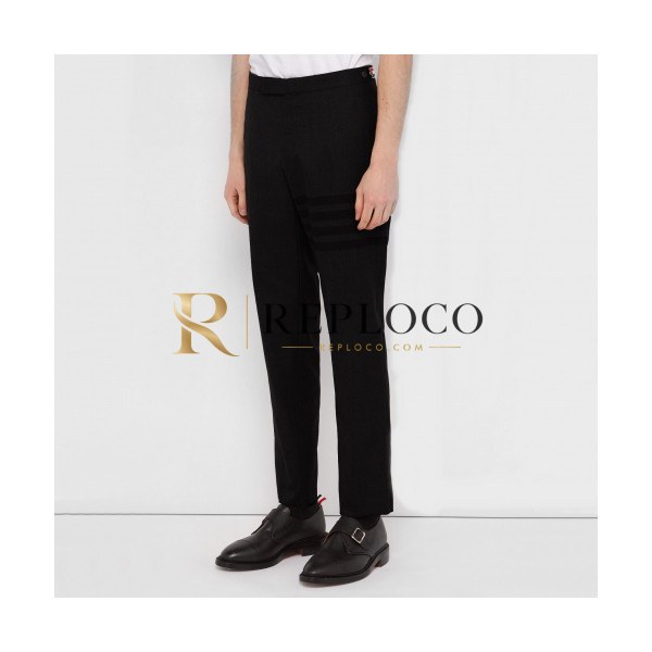 ✨Thom Browne 2019 Mens Classic Pants - 톰브라운 2019 남성 캐쥬얼 클래식 슬랙스 Thom0316x.Size(s - xl).블랙