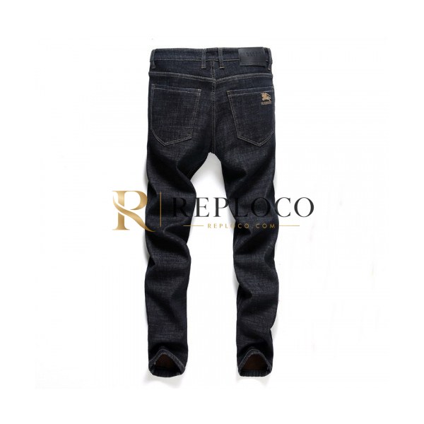 ✨[버버리]Burberry 2019 Mens Business Classic Denim Pants - 버버리 2019 남성 비지니스 클래식 데님 기모 팬츠 Bur01774x.Size(29 - 38).블랙