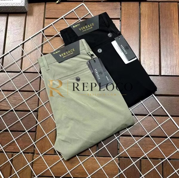 ✨Versace 2023Mens Business Suit Pants - 베르사체 남성 비지니스 슬랙스 Ver0200x.Size(30 - 38).블랙/베이지