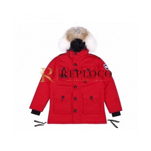✨[캐나다구스]Canada goose 2020 Mm/Wm Patch Logo Casual Goose Down Padding Parka - 캐나다구스 2020 남자 패치 로고 캐쥬얼 구스다운 패딩 파카 Can0288x.Size(2xs - 2xl).레드