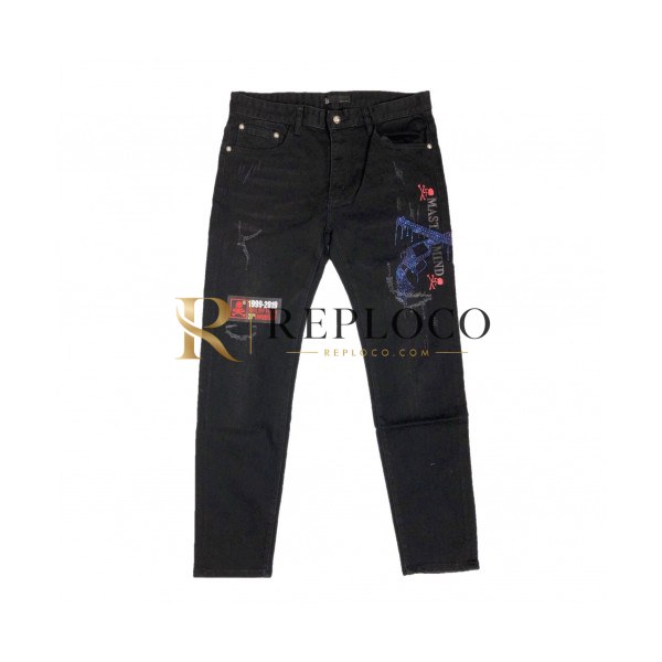 ✨Philipp plein 2019 Mens Denim Pants - 필립플레인 2019 남성 데님 팬츠 Phi0062x.Size(30 - 38).블랙