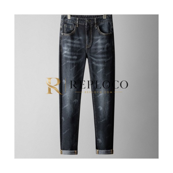 ✨Stefano Ricci 2020 Mens Business Classic Denim Jeans - 스테파노리치 2020 남성 비지니스 클래식 청바지 Ste0080x.Size(29 - 38).블랙