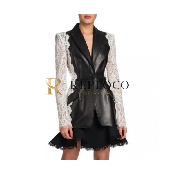 ✨[알렉산더왕]Alexsander Wang 2020 Womens Leather Jacket - 알렉산더왕 2019 여성 가죽 자켓 Alw0134x.Size(s - xl).블랙