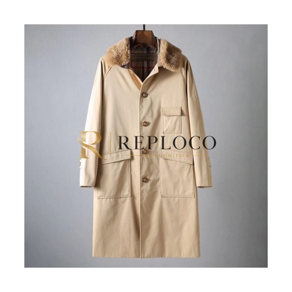 ✨[버버리]Burberry 2020 Mens Vintage Cotton Trench Coats - 버버리 2020 남성 빈티지 코튼 트렌치 코트 Bur02028x.Size(m - 3xl).베이지