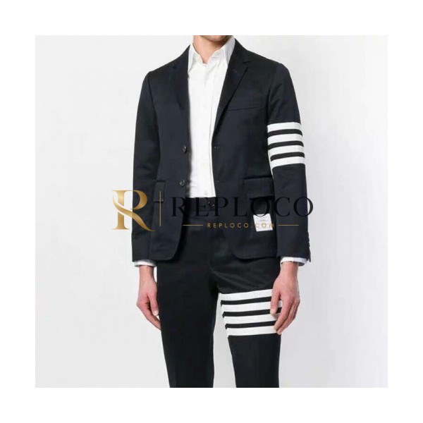 ✨Thom Browne 2020 Mens Casual Cotton Suit Jackets - 톰브라운 2020 남성 캐쥬얼 코튼 슈트 자켓 Thom01006x.Size(s - 3xl).네이비