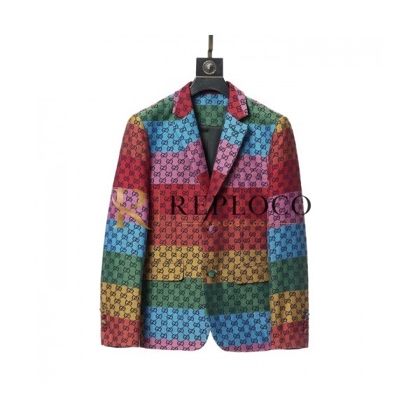 ✨Gucci Mens Casual Logo Suit Jackets Green - 구찌 2021 남성 캐쥬얼 로고 슈트 자켓 Guc04120x Size(m - 3xl) 그린