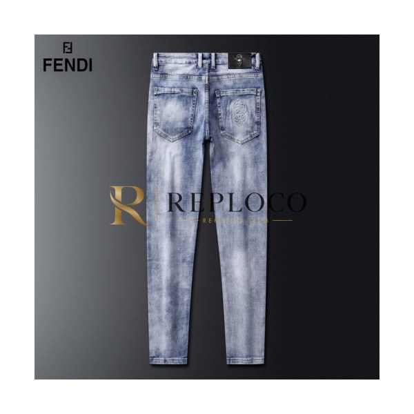 ✨[매장판]Fendi 2020 Mens Classic Denim Jeans - 펜디 2020 남성 클래식 데님 청바지 Fen0665x.Size(29 - 40).블루