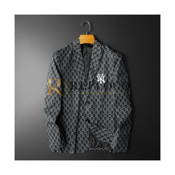✨[구찌]Gucci 2020 Mens Casual Logo Suit Jackets - 구찌 2020 남성 캐쥬얼 로고 슈트 자켓 Guc03021x.Size(m - 3xl).블랙