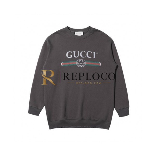 ✨[구찌]Gucci 2020 Mm/Wm Logo Crew-neck Cotton Tshirts - 구찌 2020 남/녀 로고 코튼 크루넥 코튼 긴팔티 Guc03119x.Size(s - l).다크그레이
