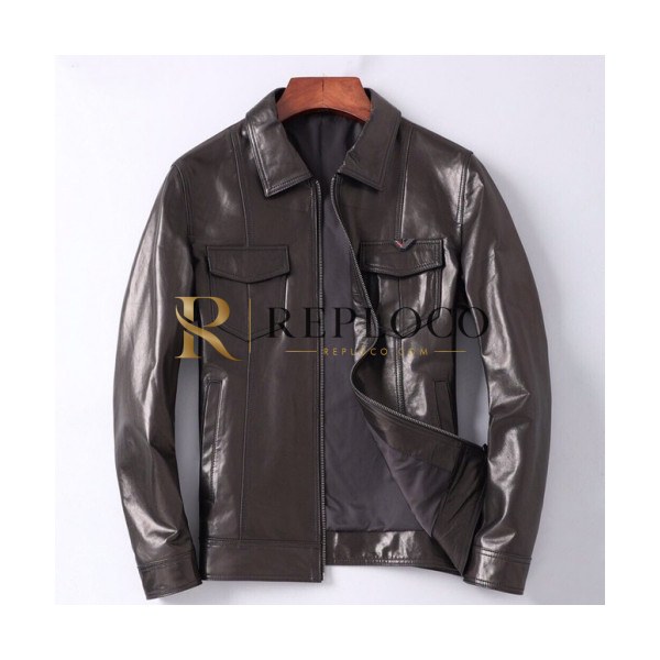 ✨Armani 2019 Mens Business Leather Jacket - 알마니 2019 남성 비지니스 가죽 자켓 Arm0481x.Size(m - 3xl).블랙