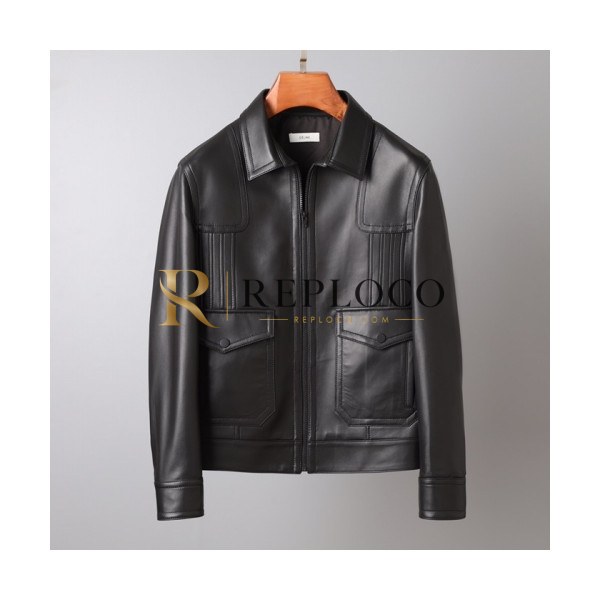 ✨Celine Mens Leather Jacket - 셀린느 남성 가죽 자켓 - cel76x