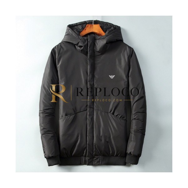 ✨Armani 2019 Mens Logo Down Padding - 알마니 2019 남성 로고 다운패딩 Arm0301x.Size(m - 4xl).블랙