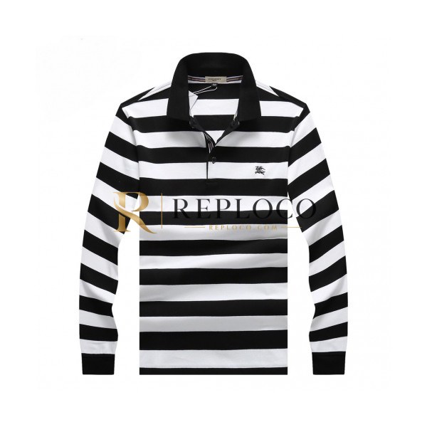 ✨[버버리]Burberry 2020 Mens Logo Casual Cotton Polo Tshirts - 버버리 2020 남성 로고 캐쥬얼 코튼 폴로 맨투맨 Bur02228x.Size(m - 3xl).블랙