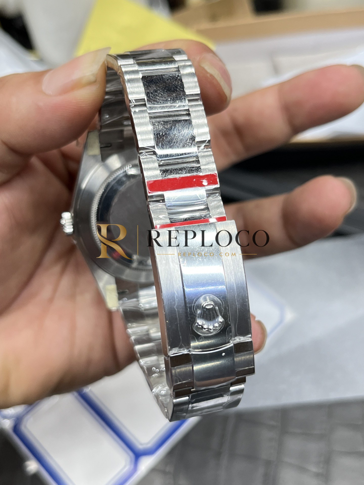 VS 공장 롤렉스 데이트저스트 41mm 126300 선버스트 슬레이트 그레이 다이얼 스무스 베젤 오이스터 브레이슬릿 1:1 슈퍼클론 DD3235 무브먼트 - 이미지 9