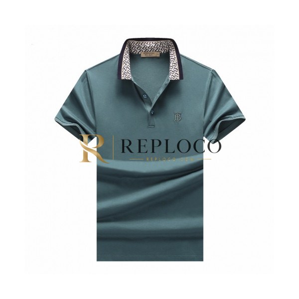 ✨[버버리]Burberry 2020 Mens Logo Cotton Polo Short Sleeved Tshirts - 버버리 2020 남성 로고 코튼 폴로 반팔티 Bur02434x.Size(m - 3xl).그린