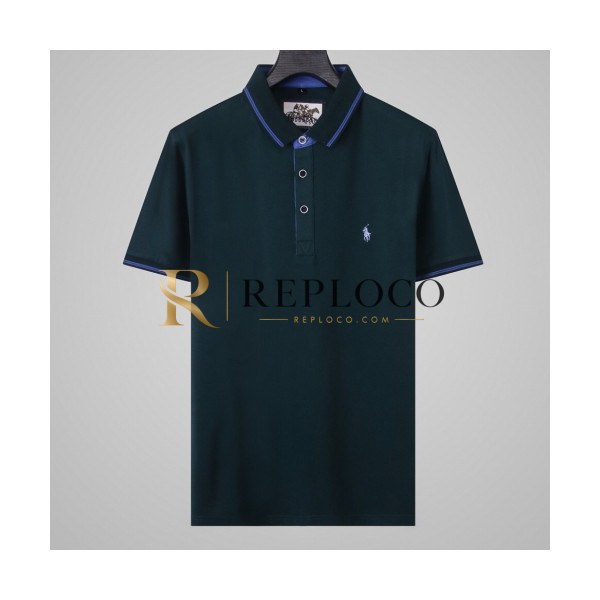 ✨[폴로]Polo 2020 Mens Logo Silket Polo Short Sleeved Tshirs - 폴로 2020 남성 로고 실켓 폴로 반팔티 Pol0041x.Size(l - 4xl).그린