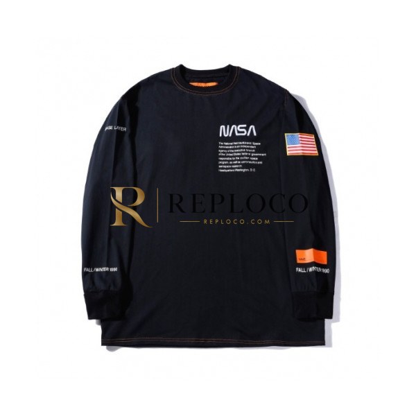 ✨Heron Preston Mens Printing Oversize Tshirts - 헤론프레스턴 2019 남성 프린팅 오버사이즈 긴팔티 - her10x