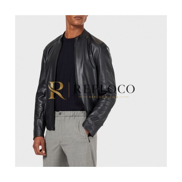 ✨[알마니]Armani 2020 Mens Classic Leather Jackets - 알마니 2020 남성 클래식 캐쥬얼 가죽 자켓 Arm0782x.Size(m - 3xl).블랙