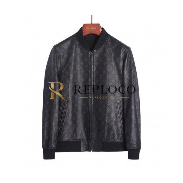 ✨Louis vuitton 2019 Mens Logo Casual Sheep-skin Jacket - 루이비통 2019 남성 로고 캐쥬얼 양가죽 자켓 Lou01259x.Size(m - 3xl).블랙