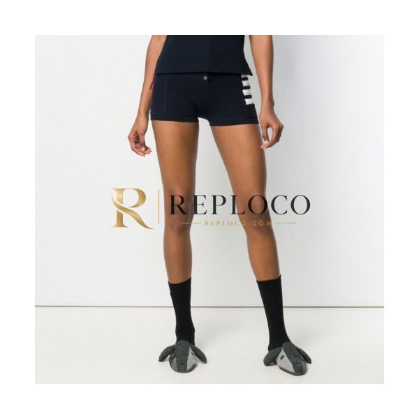 ✨[톰브라운]Thom Browne 2020 Womens Classic Cotton Short Pants - 톰브라운 2020 여성 클래식 코튼 숏팬츠 Thom0765x.Size(s - l).네이비