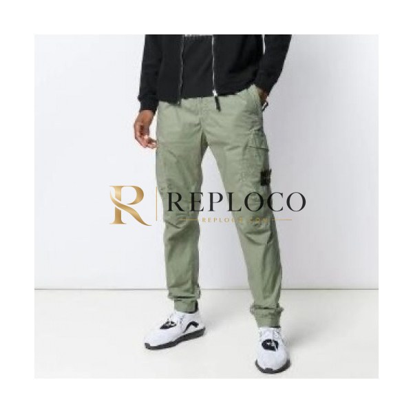 ✨Stone Island 2020 Mens Logo Casual Cotton Pants - 스톤아일랜드 2020 남성 로고 캐쥬얼 코튼 팬츠 Sto0121x.Size(m - 2xl).올리브