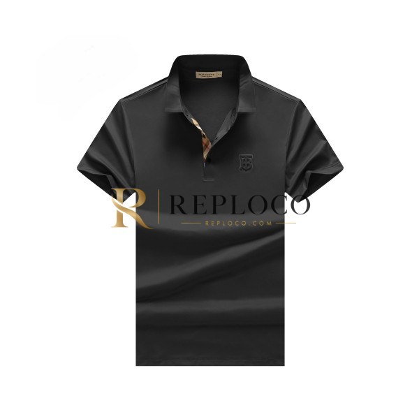 ✨[버버리]Burberry 2020 Mens Logo Cotton Polo Short Sleeved Tshirts - 버버리 2020 남성 로고 코튼 폴로 반팔티 Bur02435x.Size(m - 3xl).블랙
