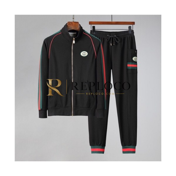 ✨[구찌]Gucci 2020 Mens Logo Casual Training Clothes - 구찌 2020 남성 로고 캐쥬얼 트레이닝복 Guc03093x.Size(m - 3xl).블랙