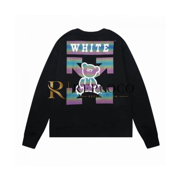 ✨Off-white Mm/Wm Logo Cotton Oversize Hoodie Black - 오프화이트 2021 남/녀 로고 코튼 오버사이즈 후디 Off0786x Size(s - xl) 블랙