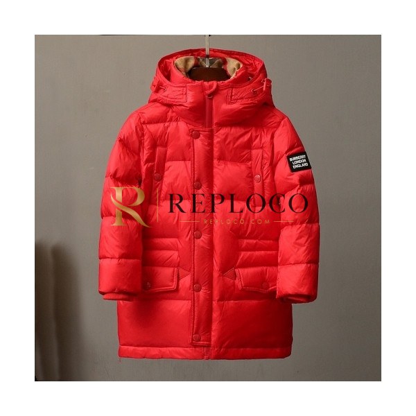 ✨[버버리]Burberry 2020 Kids Casual Duck Down Padding - 버버리 2020 키즈 캐쥬얼 덕다운 패딩 Bur03291x.Size(110 - 150).레드