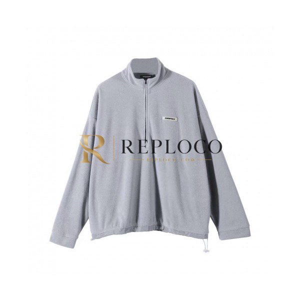 ✨[피어오브갓]Fear of god 2020 Mens Oversize Minimal Velvet Out-wear - 피어오브갓 2020 남성 오버사이즈 미니멀 벨벳 아웃 웨어 Fea0132x.Size(s - xl).그레이