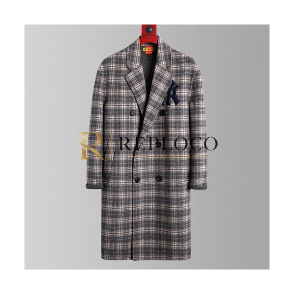 ✨Gucci 2019 Mens Patches Cashmere Coat - 구찌 2019 남성 패치 캐시미어 코트 Guc01431x.Size(s - 2xl).그레이