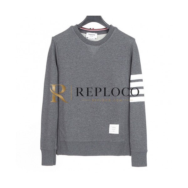 ✨[톰브라운]Thom Browne 2020 Mens Strap Crew-neck Cotton Tshirt - 톰브라운 2020 남성 스트랩 크루넥 코튼 긴팔티 Thom0974x.Size(s - 3xl).다크그레이
