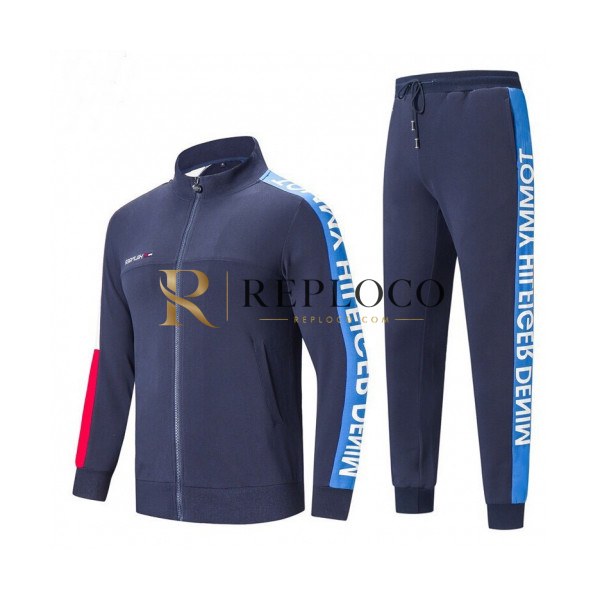 ✨[토미]Tommy 2020 Mens Logo Cotton Training Clothes&Pants - 토미 2020 남성 로고 코튼 트레이닝복&팬츠 Tom0024x.Size(m - 3xl).네이비