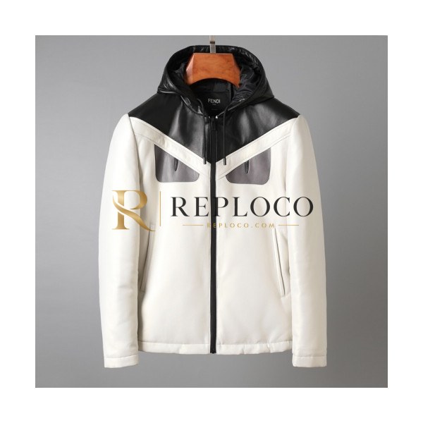✨Fendi 2020 Mens Casual Leather Jackets - 펜디 2020 남/녀 캐쥬얼 가죽 자켓 Fen0904x.Size(m - 3xl).화이트