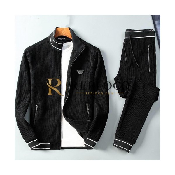 ✨[알마니]Emporio Armani 2019 Mens Corduroy Training Clothes&Pants - 알마니 2019 남성 골덴 트레이닝복&팬츠 Arm0514x.Size(l - 5xl).블랙