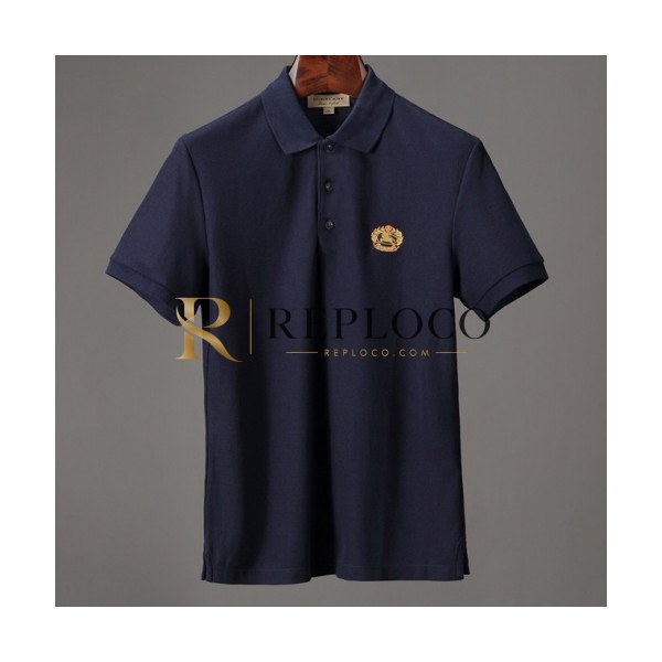 ✨[버버리]Burberry 2020 Mens Logo Cotton Polo Short Sleeved Tshirts - 버버리 2020 남성 로고 코튼 폴로 반팔티 Bur02321x.Size(s - 2xl).네이비
