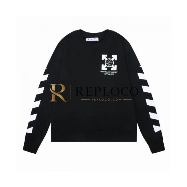 ✨Off-white Mm/Wm Logo Cotton Oversize Hoodie Black - 오프화이트 2021 남/녀 로고 코튼 오버사이즈 후디 Off0788x Size(s - xl) 블랙