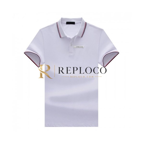 ✨Prada Mens Basic Logo Short Sleeved Tshirts White - 프라다 2021 남성 베이직 로고 폴로 반팔티 Pra02337x Size(m - 3xl) 화이트