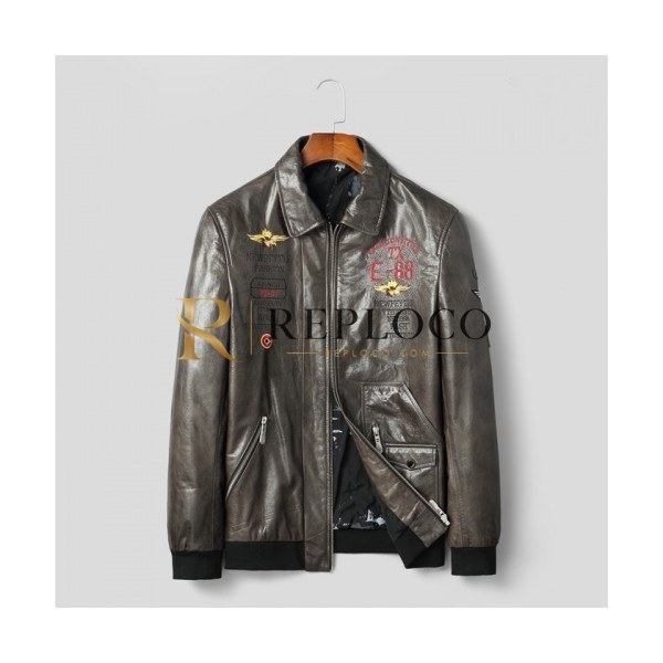 ✨[알마니]Armani 2020 Mens Classic Leather Jackets - 알마니 2020 남성 클래식 캐쥬얼 가죽 자켓 Arm0807x.Size(m - 3xl).올리브