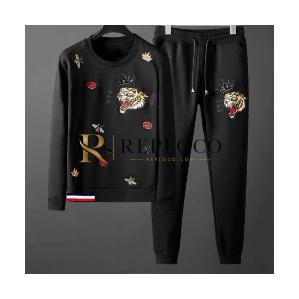 ✨[구찌]Gucci 2019 Mens Logo Casual Training Clothes&Pants - 구찌 2019 남성 로고 캐쥬얼 실켓 기모 트레이닝복&팬츠 Guc01925x.Size(m - 4xl).블랙