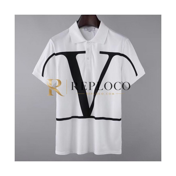 ✨[발렌티노]Valentino 2020 Mens Logo Short Sleeved Polo Tshirts - 발렌티노 2020 남성 로고 폴로 반팔티 Val0415x.Size(m - 2xl).화이트