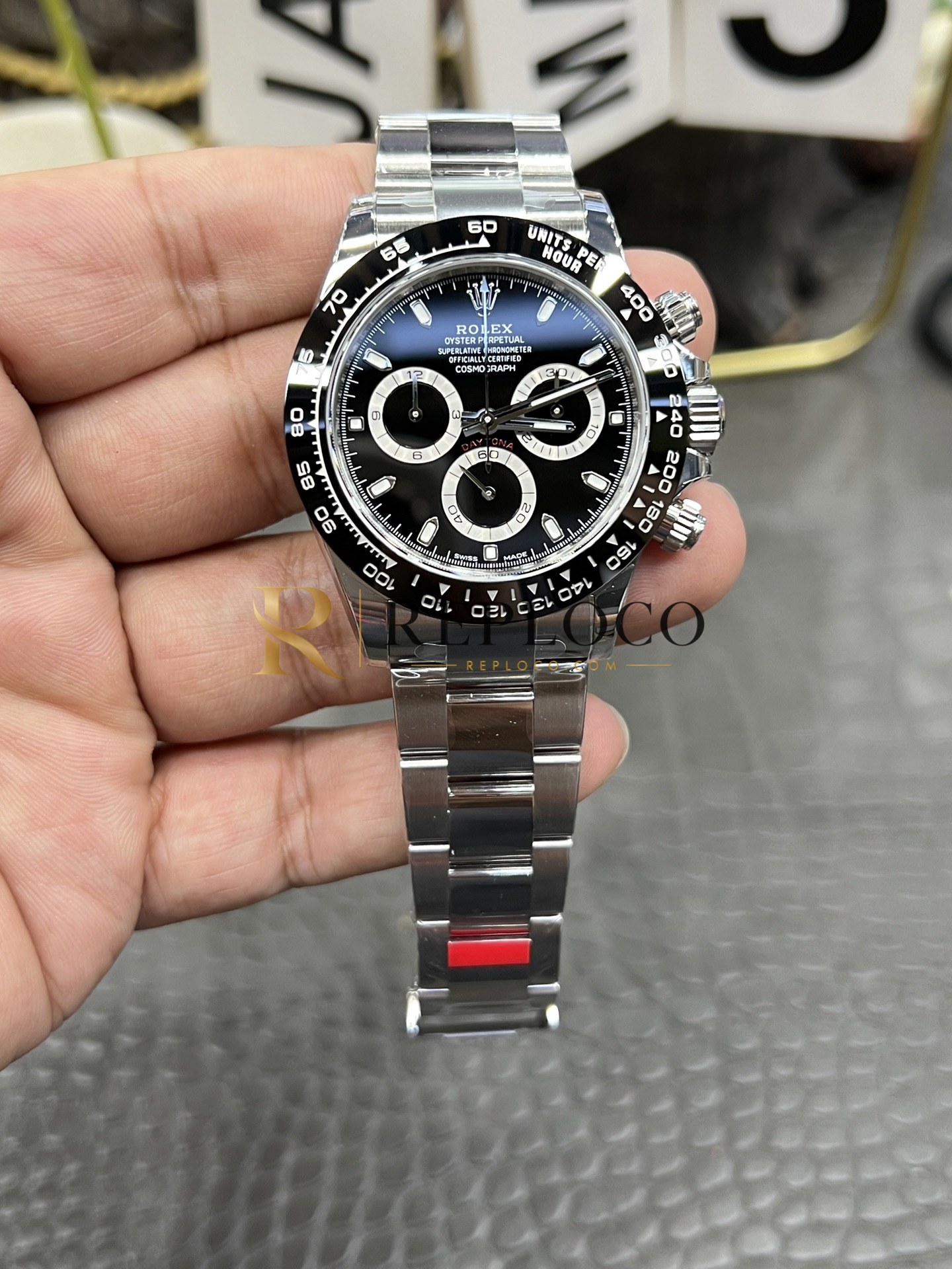 VS 공장 롤렉스 코스모그래프 데이토나 40mm 116500LN 블랙 다이얼 블랙 세라믹 베젤 1:1 슈퍼클론 DD4130 무브먼트