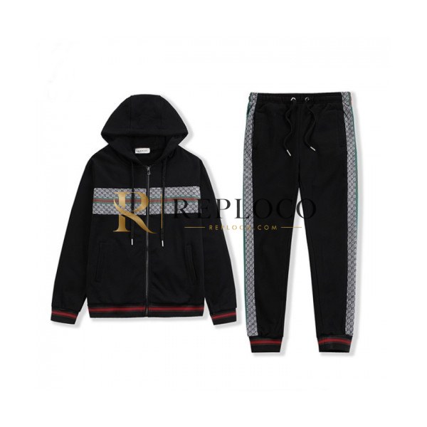 ✨[구찌]Gucci 2020 Mens Logo Casual Training Clothes - 구찌 2020 남성 로고 캐쥬얼 트레이닝복 Guc03147x.Size(s - 2xl).블랙