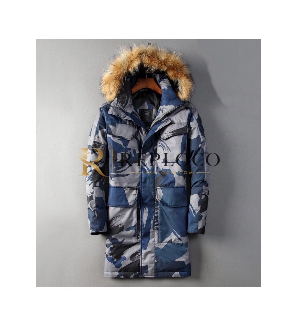 ✨[커스텀급]Canada Goose 2019 Mens 09 Expedition Logo Long Down Padding - 캐나다구스 2019 남성 로고 롱다운 패딩 Can0115x.Size(m - 3xl).밀리터리네이비
