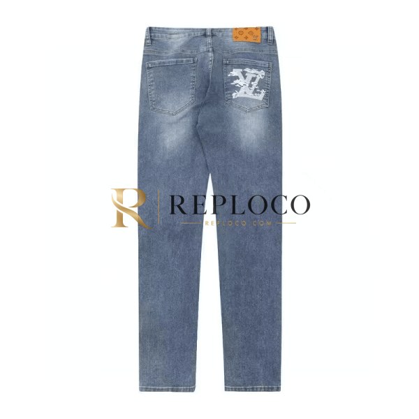 ✨Louis vuitton Mens Casual Denim Pants Blue - 루이비통 2023 남성 캐쥬얼 청바지 Lou03766x Size(28 - 34) 블루