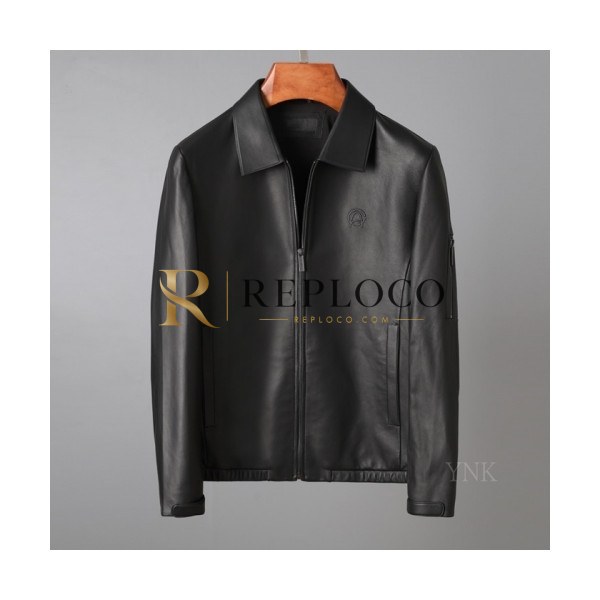 ✨[알마니]Armani 2020 Mens Classic Leather Jackets - 알마니 2020 남성 클래식 캐쥬얼 가죽 자켓 Arm0813x.Size(m - 3xl).블랙