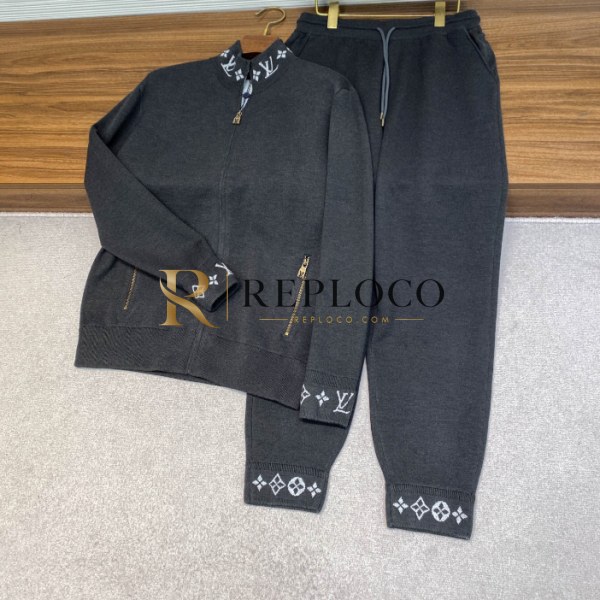 ✨[루이비통]Louis vuitton 2025 Mens Casual Logo Training Clothes&Pants - 루이비통 2025 남성 캐쥬얼 로고 트레이닝복&팬츠 Lou02459x.Size(s - 2xl).챠콜