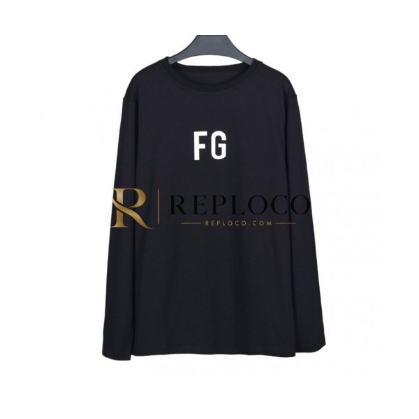 ✨[피어오브갓]Fear of god 2020 Mens Oversize Minimal Cotton Tshirts - 피어오브갓 2020 남성 오버사이즈 미니멀 코튼 긴팔티 Fea0200x.Size(s - xl).블랙