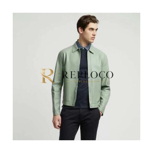 ✨Armani 2019 Mens Casual Leather Jacket - 알마니 2019 남성 캐쥬얼 가죽 자켓 Arm0366x.Size(m - 3xl).민트