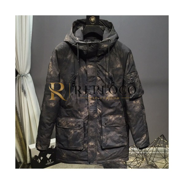 ✨Valentino 2018 Mens DownPadding - 발렌티노 남성 다운 패딩 Val0132x.Size(L - 4XL)블랙밀리터리